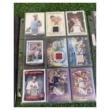 Binder of Baseball Cards, Patch Cards & Autograph Cards Binder of Baseball Cards, Patch Cards & Autograph Cards