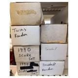 Complete Shelf of Baseball Cards Complete Shelf of Baseball Cards