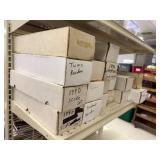 Complete Shelf of Baseball Cards Complete Shelf of Baseball Cards