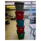 5 Totes with Lids 5 Totes with Lids