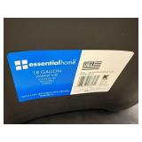 6 Black Totes with Lids 6 Black Totes with Lids