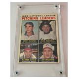 1964 Topps NL Pitching Leaders - Koufax / Spahn / Marichal #3 Vintage Baseball Card