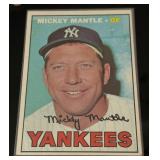 Mickey Mantle 1967 Topps #150 and 1996 Commemorative #17 - Vintage Baseball Card