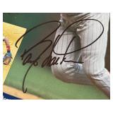 Barry Larkin Signed w/ PSADNA COA 1996 Beckett Magazine