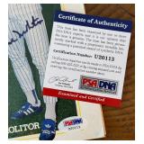 Robin Yount and Paul Molitor Signed w/ PSADNA COA Milwaukee Brewers 1989 Official Program