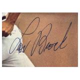 Lou Brock Signed w/ PSADNA COA 1974 Sports Illustrated Magazine