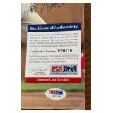 Lou Brock Signed w/ PSADNA COA 1974 Sports Illustrated Magazine