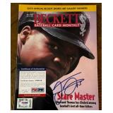 Frank Thomas Signed w/PSADNA COA Beckett Baseball Magazine