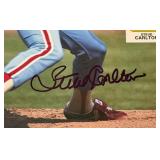 Steve Carlton Signed Beckett Baseball Magazine - Back Cover
