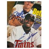 Doug Mientkiewicz, Luis Rivas, Christian Gizman, Corey Koskie Signed Minnesota Twins Baseball Magazine