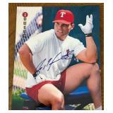 Ivan Pudge Rodriguez Signed 1997 Pinnacle Zenith #9 Oversized Baseball Card