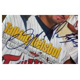 Johan Santana, xxx, xxx Signed Minnesota Twins Baseball Magazine