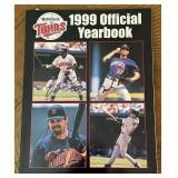 Brad Radke, Matt Lawton, Todd Walker, Ron Coomer Signed 1999 Minnesota Twins Official baseball Yearbook