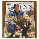 Terry Steinbach Signed Minnesota Twins Baseball Magazine