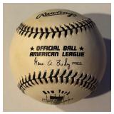 Mickey Mantle Rawlings OALB Budig Baseball