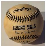 Mickey Mantle Rawlings OALB Budig Baseball