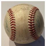 1960's Minnesota Twins Team Signed Baseball - Killebrew, Allison, Vic Power, Perry, Battey, Pascual - 25 Signtatures