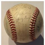 1960's Minnesota Twins Team Signed Baseball - Killebrew, Allison, Vic Power, Perry, Battey, Pascual - 25 Signtatures