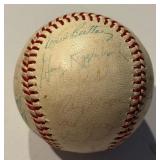 1960's Minnesota Twins Team Signed Baseball - Killebrew, Allison, Vic Power, Perry, Battey, Pascual - 25 Signtatures