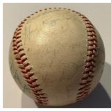 1960's Minnesota Twins Team Signed Baseball - Killebrew, Allison, Vic Power, Perry, Battey, Pascual - 25 Signtatures