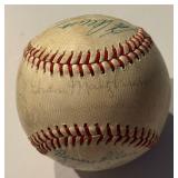 1960's Minnesota Twins Team Signed Baseball - Killebrew, Allison, Vic Power, Perry, Battey, Pascual - 25 Signtatures