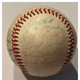 1960's Minnesota Twins Team Signed Baseball - Killebrew, Allison, Vic Power, Perry, Battey, Pascual - 25 Signtatures