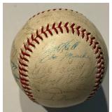 1960's Minnesota Twins Team Signed Baseball - Killebrew, Allison, Vic Power, Perry, Battey, Pascual - 25 Signtatures