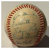 Vintage Minnesota Twins Signed Baseball - Zoilo Versalles (full auto), Tony Oliva (early auto), Battey, Pascual - 15 Signatures