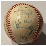 Vintage Minnesota Twins Signed Baseball - Zoilo Versalles (full auto), Tony Oliva (early auto), Battey, Pascual - 15 Signatures