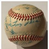 Vintage Minnesota Twins Signed Baseball - Zoilo Versalles (full auto), Tony Oliva (early auto), Battey, Pascual - 15 Signatures