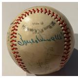 Vintage Minnesota Twins Signed Baseball - Zoilo Versalles (full auto), Tony Oliva (early auto), Battey, Pascual - 15 Signatures