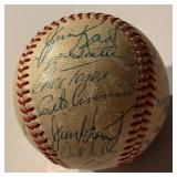 1965 Minnesota Twins Signed Baseball - 2 Tony Oliva Autos, Jim Kaat, Harmon Killebrew, Jim Perry - 23 Signatures