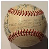 1965 Minnesota Twins Signed Baseball - 2 Tony Oliva Autos, Jim Kaat, Harmon Killebrew, Jim Perry - 23 Signatures