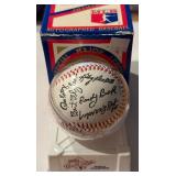 1987 World Series Minnesota Twins Stamped Baseball In Case and Box