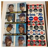 1970 and 1976 Minnesota Twins Vintage Baseball Press Guides