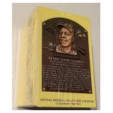 National Baseball Hall of Fame Post Cards - Complete Pack - Hank Aaron on Top