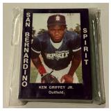 Ken Griffey Jr. Pre-Rookie Card Set - 1988 San Bernadino Spirit Complete Set