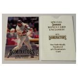 Kirby Puckett Limited Edition /10,000 1993 Donruss 90's Dominators Baseball Card