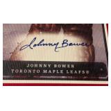 Johnny Bower Signed 2008 Upper Deck Masterpieces Hockey Card