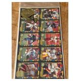 1991 Pacific Wild Card Uncut Football Card Sheets