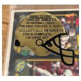 1991 Pacific Wild Card Uncut Football Card Sheets