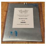 1 of 1 Playoff Contenders 2011 Authentic Packaging Printing Black Plate