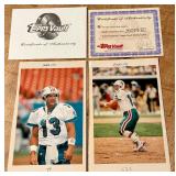 Dan Marino Limited Edition Topps Vault Football Photos
