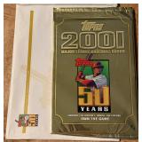 2001 Topps Baseball Series #1 50th Anniversary Oversized Card Pack