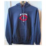 Minnesota Twins MLB Genuine Hooded Sweatshirt Size Large