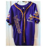 Minnesota Vikings Size XXL NFL Baseball Style Jersey