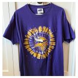 Minnesota Vikings Football Retro/Vintage T-Shirt Size Large