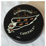 Washington Calitals Signed NHL Hockey Puck - Unknwon Player