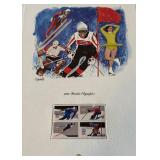 1980 Lake Placid Olympics Commemorative USPS Stamp Set