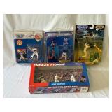 (4) Mike Piazza (2 w/ cases) Starting Lineup Baseball Figures